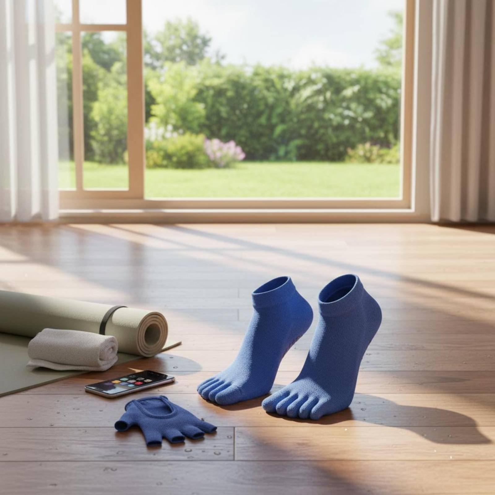 Grip Sock Yoga - Chaussettes de sport antidérapantes pour femmes,