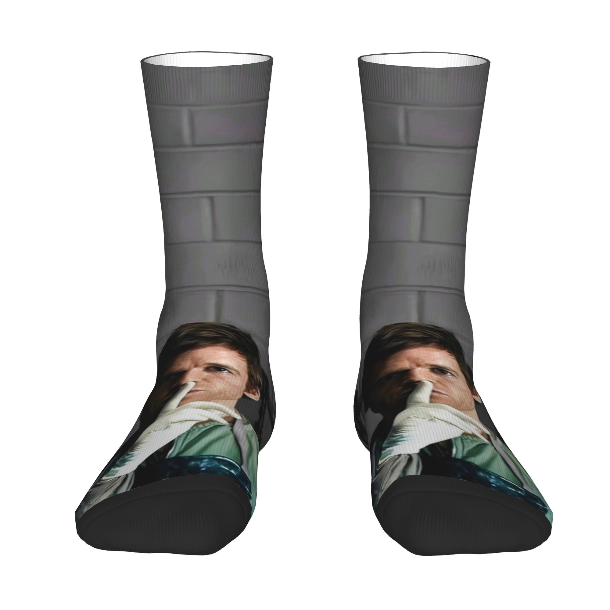 Dress Sock Men - Chaussettes personnalisées Dexter Morgan pour hommes