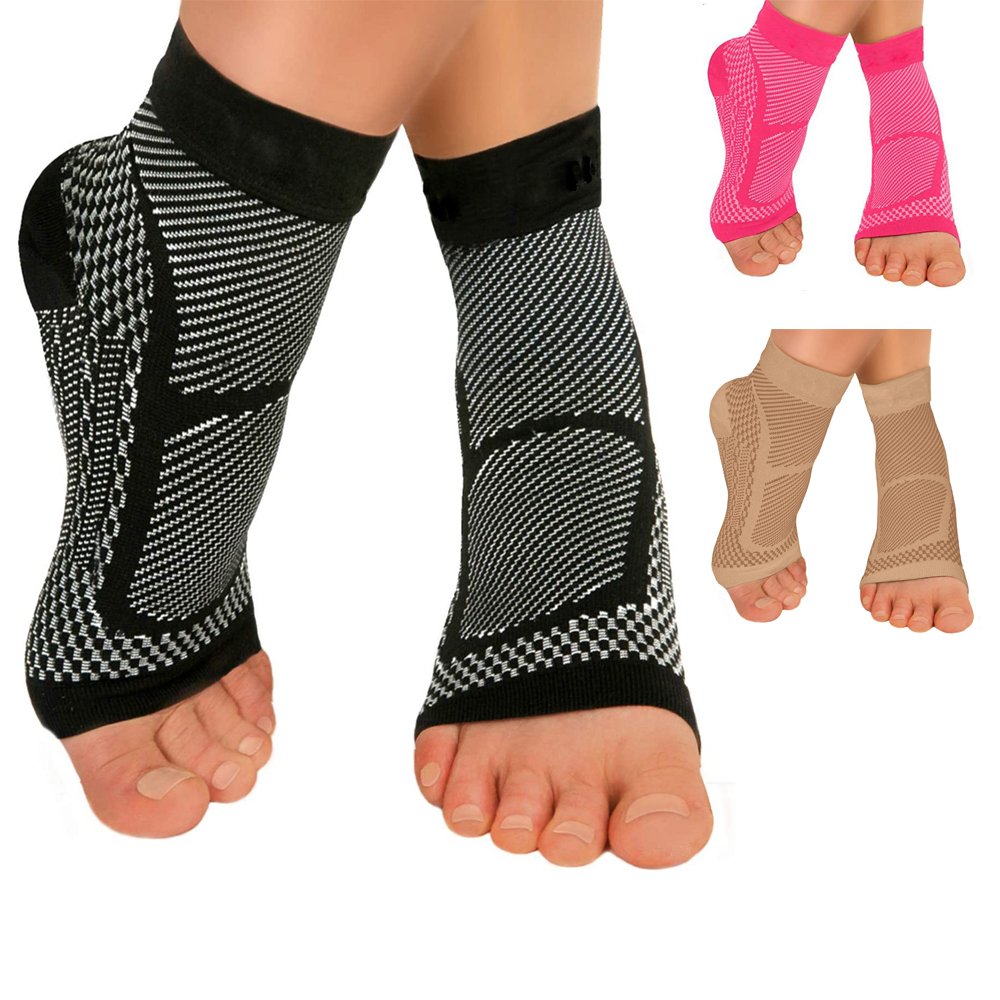 Ankle Brace Sock - 1 paire de manchons de Compression