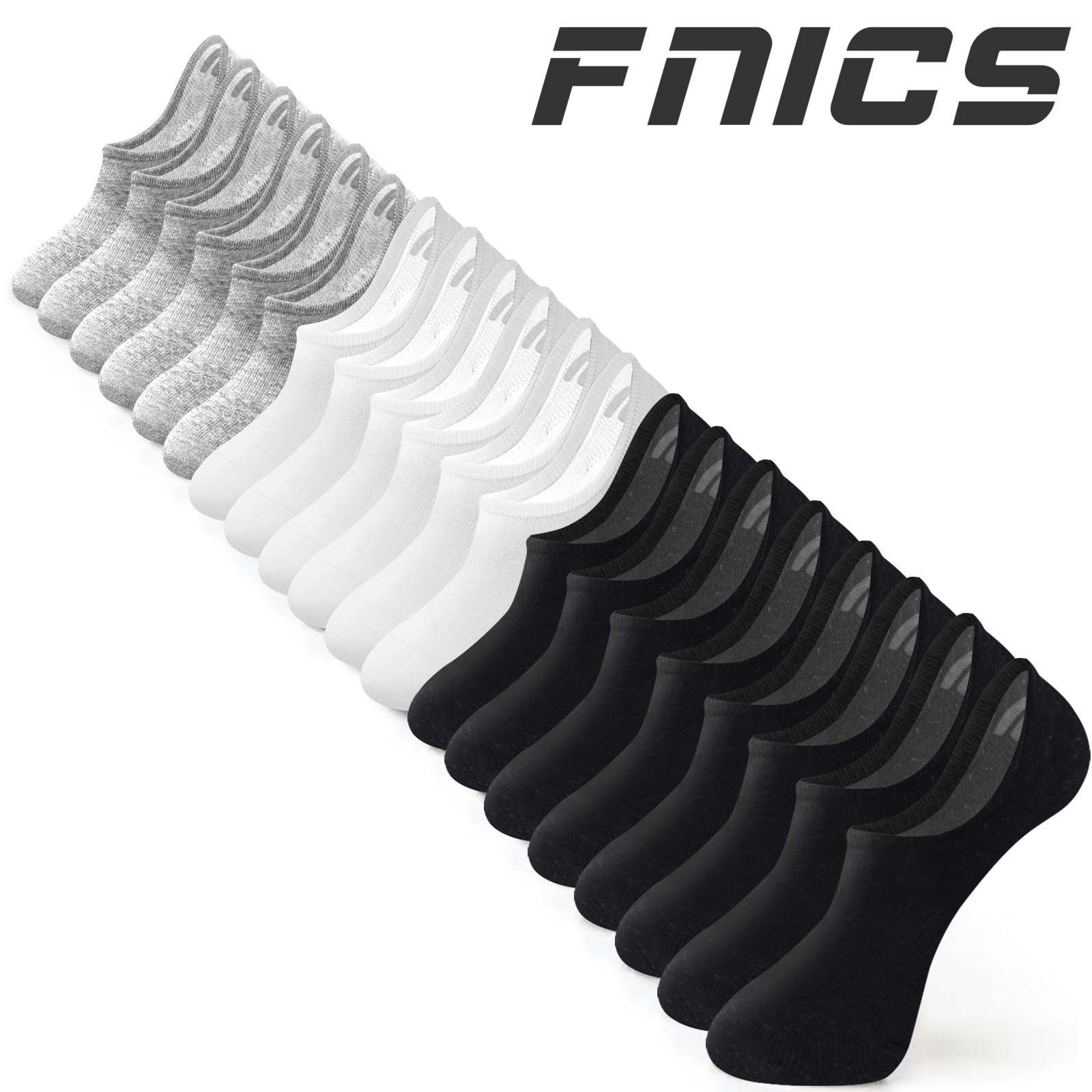 No Show Sock Women - 10 paires de chaussettes invisibles pour