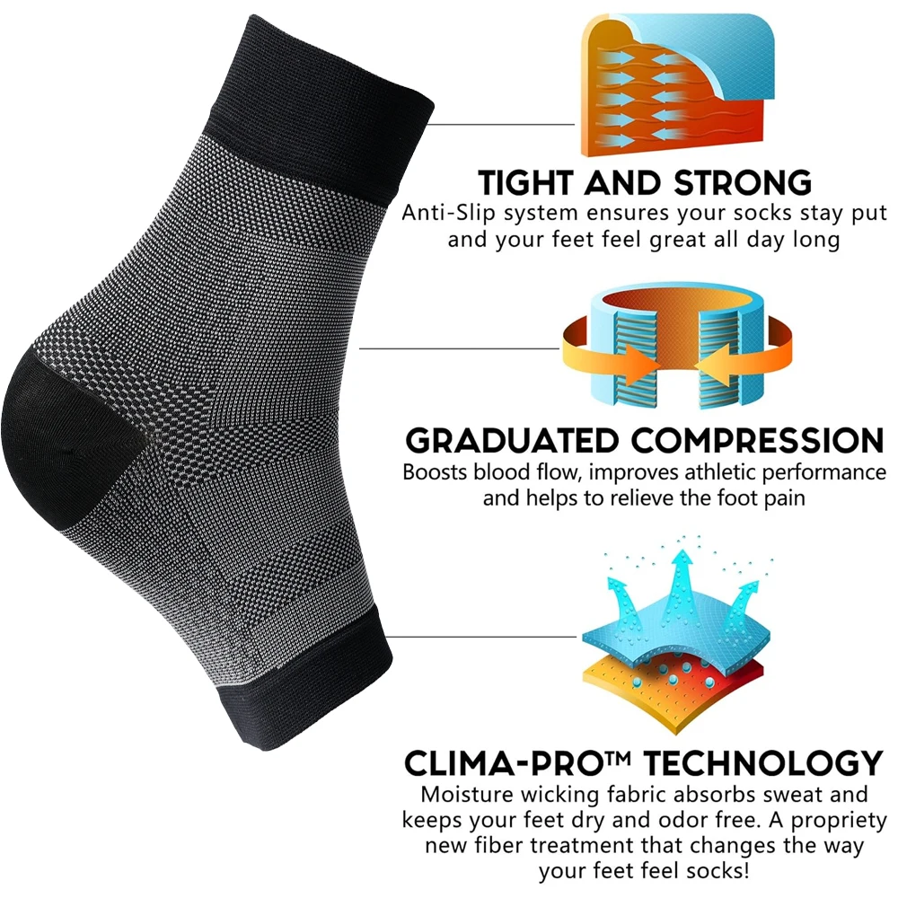 1 paire de chaussettes de comp - Ankle Brace Sock avis et prix