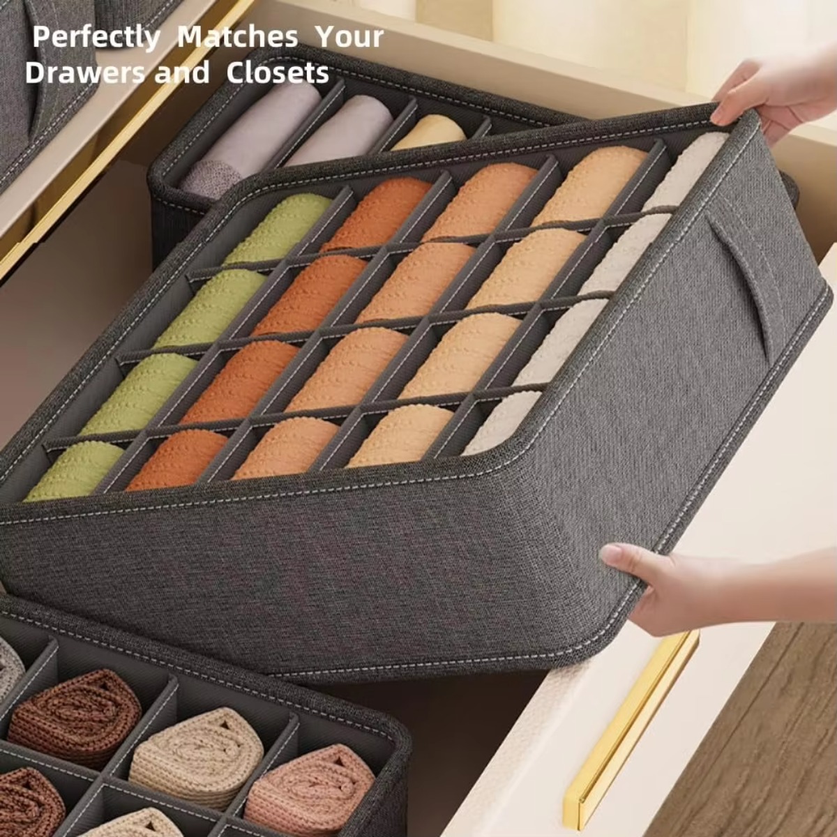 Boîtes de rangement pliables e - Sock Organizer Tray avis et prix