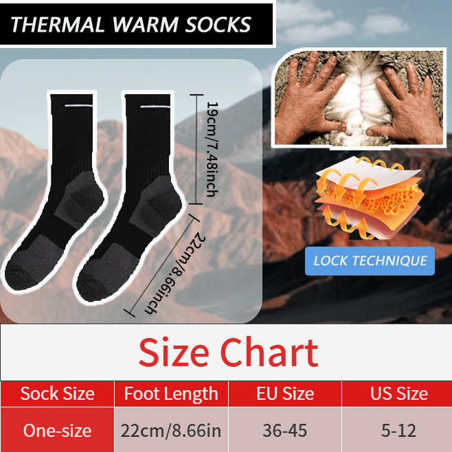 MuqiNush 1/2 paires de chausse - Wool Hiking Sock avis et prix